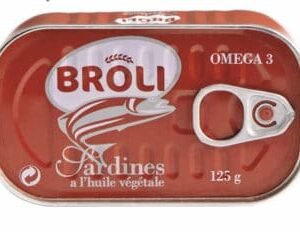 Boîte de sardines Broli, idéale pour des repas rapides et savoureux – Château Rouge Online