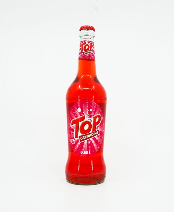 Boisson gazeuse Top Grenadine 33cl avec saveur fruitée de grenadine